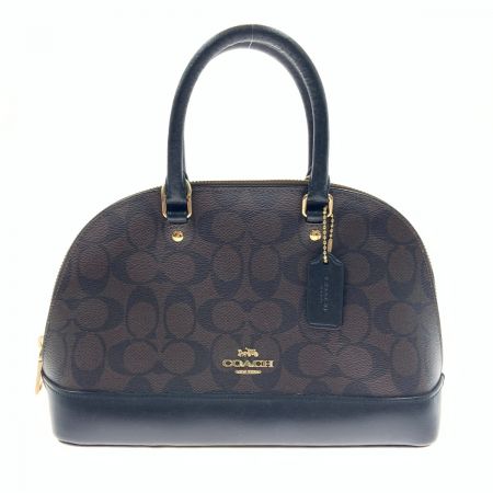  COACH コーチ シグネチャー 2WAY ハンドバッグ F27583 ブラウン