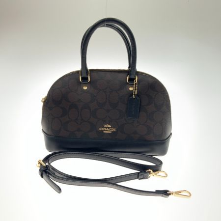  COACH コーチ シグネチャー 2WAY ハンドバッグ F27583 ブラウン