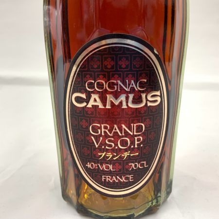 CAMUS カミュ GRAND VSOP クリアボトル 700ml 40% ブランデー コニャック 未開栓