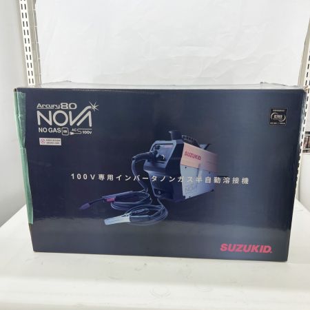  SUZUKID 半自動溶接機 アーキュリー80NOVA インバータ ノンガス 100V専用 SAYI-80N