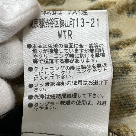  ITALIYA イタリヤ 伊太利屋 レディース  カットソー ヒョウ柄 サイズ11 ゴールド