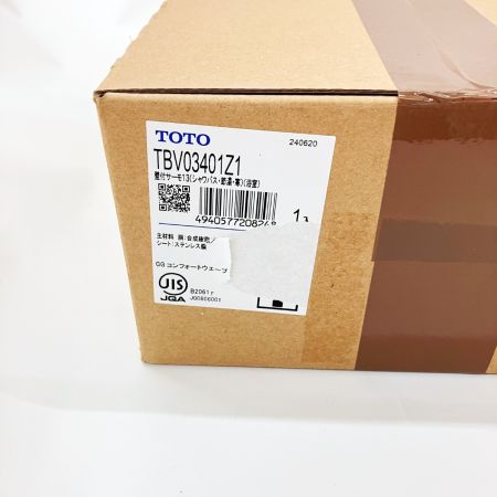  TOTO トートー 浴室用壁付 サーモスタット 混合水栓 TBV03401Z1 未開封品