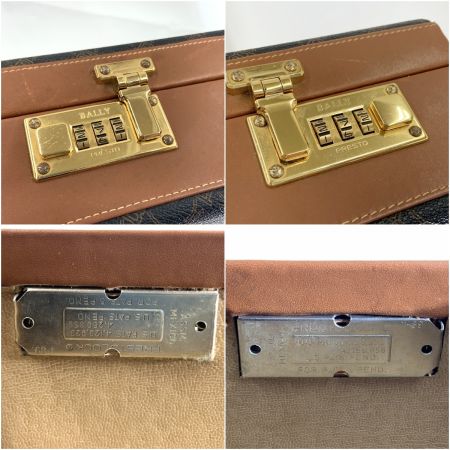  BALL ボール ダイヤルロック アタッシュケース ブリーフケース ヴィンテージ ブラウン 現状渡し