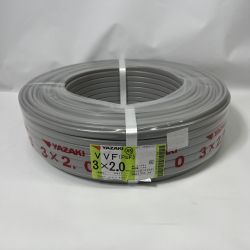 〇〇 YAZAKI 電材 VVFケーブル PbF 未開封品 2024年8月製造 3芯 2.0mm×100m Nランク