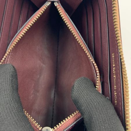  COACH コーチ ラウンドファスナー ロングウォレット 長財布 54812 ブラウン