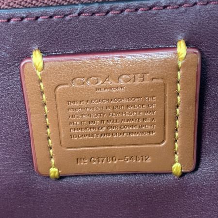  COACH コーチ ラウンドファスナー ロングウォレット 長財布 54812 ブラウン