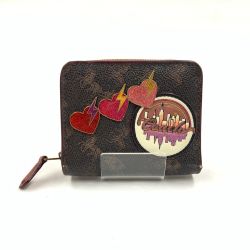 〇〇 COACH コーチ ビルフォード 二つ折り財布 C0850 ブラウン Cランク