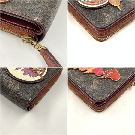  COACH コーチ ビルフォード 二つ折り財布 C0850 ブラウン