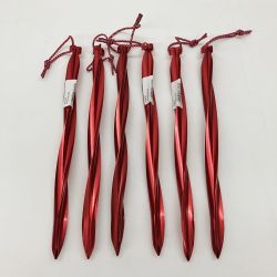 〇〇 MSR エムエスアール サイクロンステイク Cyclone Tent Stakes 6本 ペグ 未使用品 Sランク