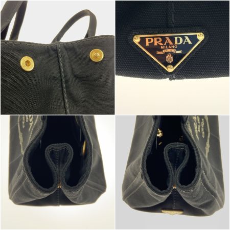  PRADA プラダ カナパ 2WAYトートバッグ 1BG642 ブラック