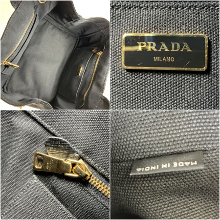  PRADA プラダ カナパ 2WAYトートバッグ 1BG642 ブラック