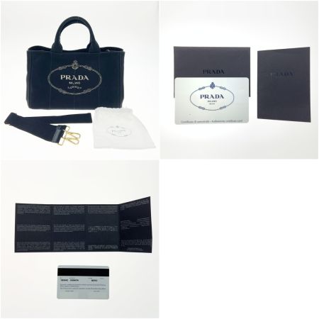  PRADA プラダ カナパ 2WAYトートバッグ 1BG642 ブラック