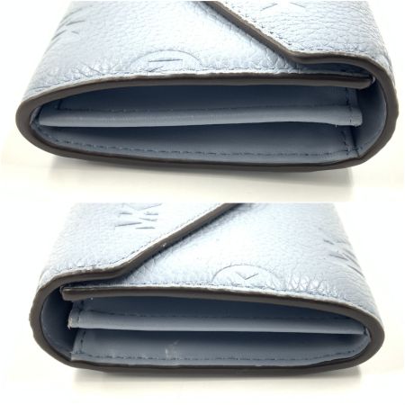  MICHAEL KORS マイケルコース JET SET TRAVEL コンチネンタル ウォレット ラージ 二つ折り財布 ブルー