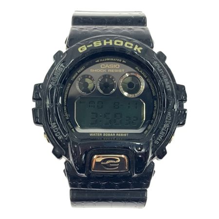  CASIO カシオ SHOCK  ジーショック メンズ  クォーツ 腕時計 DW-6900CR ブラック x ゴールド