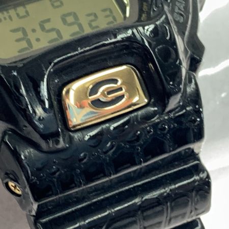  CASIO カシオ SHOCK  ジーショック メンズ  クォーツ 腕時計 DW-6900CR ブラック x ゴールド