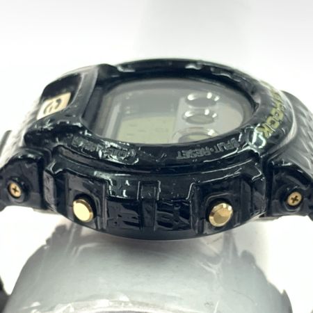  CASIO カシオ SHOCK  ジーショック メンズ  クォーツ 腕時計 DW-6900CR ブラック x ゴールド