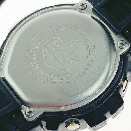  CASIO カシオ SHOCK  ジーショック メンズ  クォーツ 腕時計 DW-6900CR ブラック x ゴールド