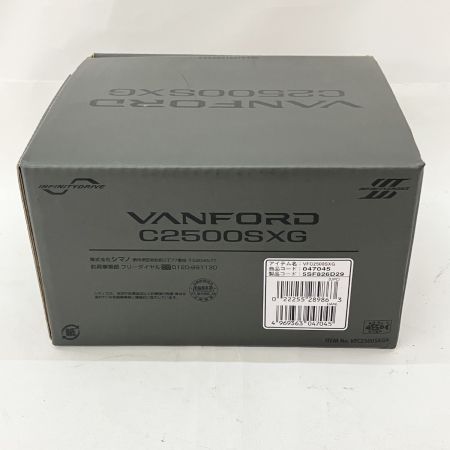  SHIMANO シマノ VANFORD 24 ヴァンフォード C2500SXG 047045 スピニングリール