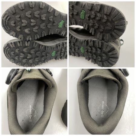  mont･bell モンベル レディース ランニングシューズ トレールフライヤー リールアジャスト サイズ24.5cm 1129500 ブラック