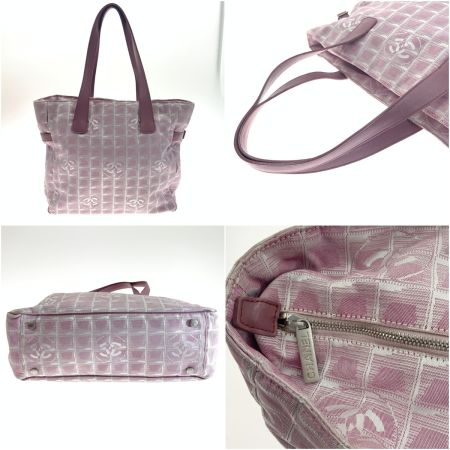  CHANEL シャネル ニュートラベルライン トートGM ナイロン トートバッグ 6831869 ピンク