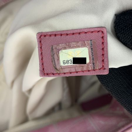  CHANEL シャネル ニュートラベルライン トートGM ナイロン トートバッグ 6831869 ピンク