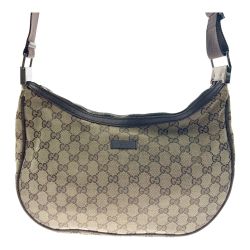 〇〇 GUCCI グッチ GGキャンバス ショルダーバッグ 122790 ブラウン Cランク