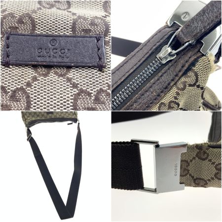  GUCCI グッチ GGキャンバス ショルダーバッグ 122790 ブラウン