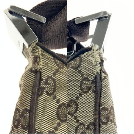  GUCCI グッチ GGキャンバス ショルダーバッグ 122790 ブラウン