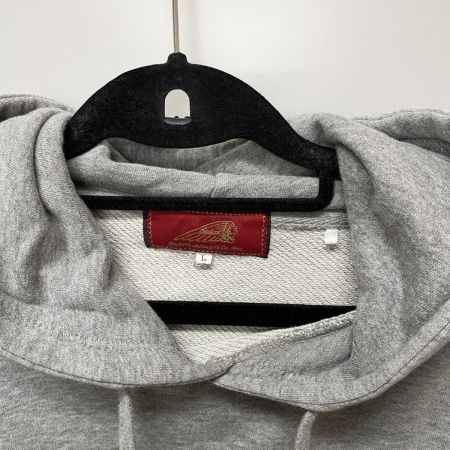  Indian インディアン メンズ Camp プリント プルオーバーパーカー SIZE L グレー