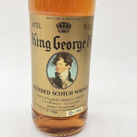   KING GEORGE 4 43％ キング ジョージ 4世 特級 760ml  ウィスキー 未開栓