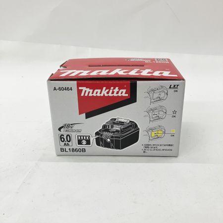  MAKITA マキタ 純正 18v 6.0Ah リチウムイオンバッテリ 箱付 BL1860B 未使用品
