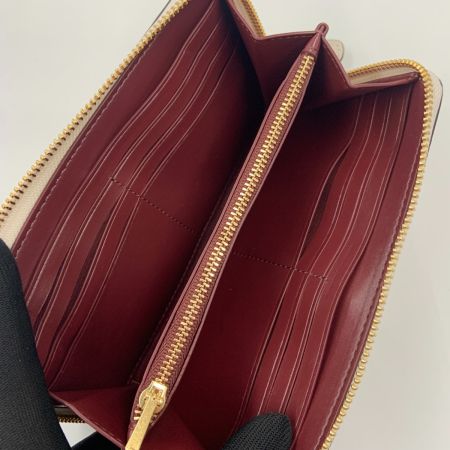  COACH コーチ フラワーモチーフ ラウンドファスナー 長財布 68419 ピンク