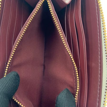  COACH コーチ フラワーモチーフ ラウンドファスナー 長財布 68419 ピンク