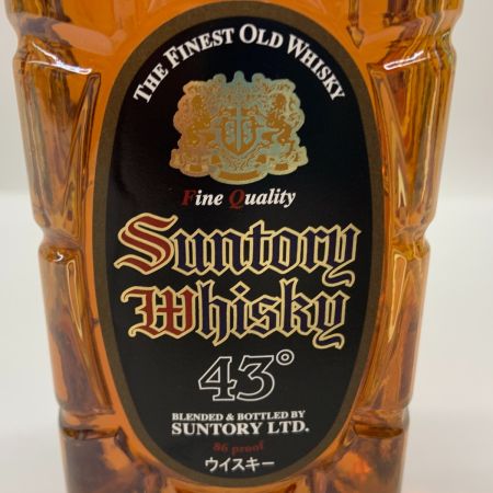 SUNTORY サントリー ウィスキー 黒角瓶 700ml 43%  ブラック