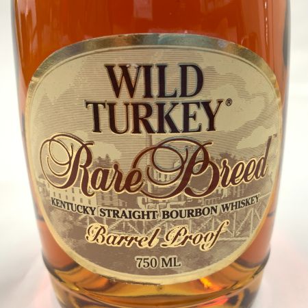  WILD TURKEY Rare Breed レアブリード Barrel Proof 750ml 54% バーボン ウィスキー 未開栓