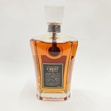 【北海道内限定発送】 SUNTORY サントリー CREST クレスト 12年 43% 700ml  未開栓