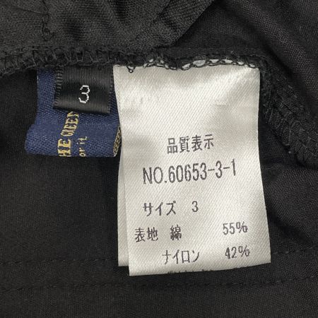  KISS ON THE GREEN ゴルフウエア レディース パンツ サイズ3 60653-3-1 ブラック