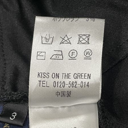  KISS ON THE GREEN ゴルフウエア レディース パンツ サイズ3 60653-3-1 ブラック