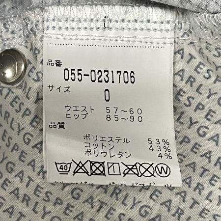  PEARLY GATES パーリーゲイツ ゴルフウエア レディース パンツ 千鳥格子 サイズ0 055-0231706 ブラック