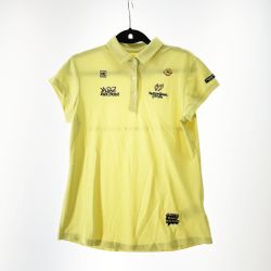 〇〇 Master Bunny Edition マスターバニーエディション ゴルフウエア レディース フレンチスリーブポロシャツ サイズ1 759-4260708 イエロー Aランク