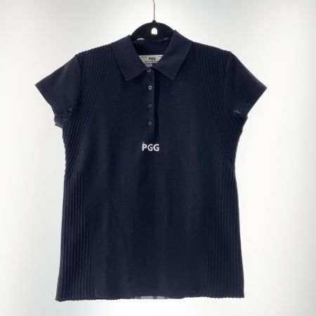  PEARLY GATES パーリーゲイツ ゴルフウエア レディース 半袖ポロシャツ サイズ0 269-3160302 ネイビー