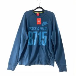 〇〇 NIKE ナイキ メンズ スウェット サイズLL 644118 ネイビー Sランク