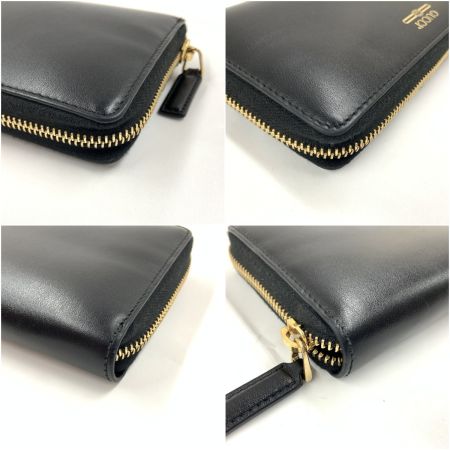 GUCCI グッチ ロゴ ジップアラウンドウォレット ラウンドファスナー長財布 547591 ブラック