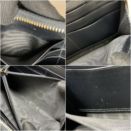  GUCCI グッチ ロゴ ジップアラウンドウォレット ラウンドファスナー長財布 547591 ブラック