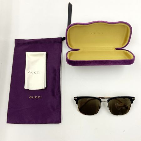  GUCCI グッチ ホースビット ウェリントン サングラス 56□18-145 GG0918S 001