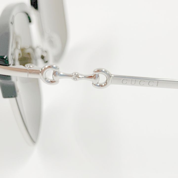 GUCCI グッチ ホースビット ウェリントン サングラス 56□18-145  