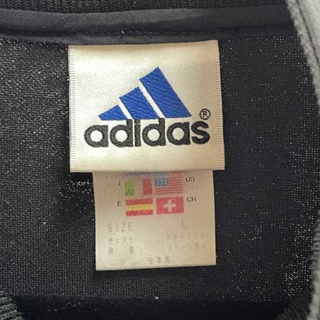  adidas アディダス メンズ ジャージ トラックトップ サイズL ブラック