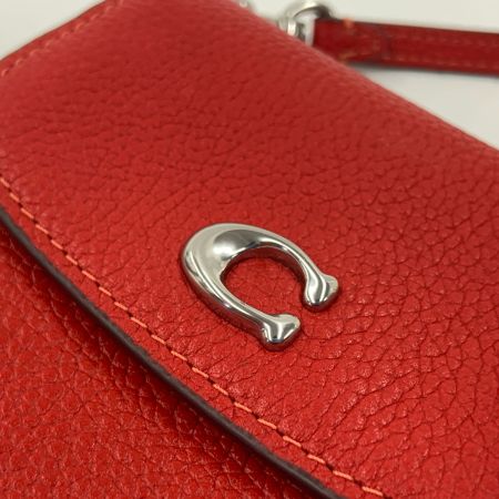  COACH コーチ フォーン クロスボディ スマホ ショルダーバッグ CH815 レッド