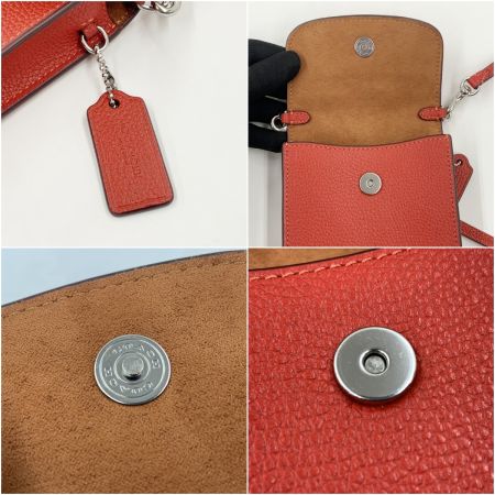  COACH コーチ フォーン クロスボディ スマホ ショルダーバッグ CH815 レッド