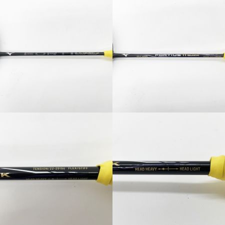  MIZUNO ミズノ バドミントン ラケット FORTIUS 11 QUICK ブラック×パープル